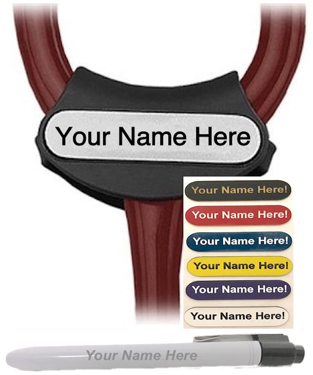 3M Littmann Stethoscope ID/Name Tag and Aluminum Penlight Combo (including 2 AAA batteries). Free Personalized Engraving on both items.Personalizations helps reduce loss or theft!