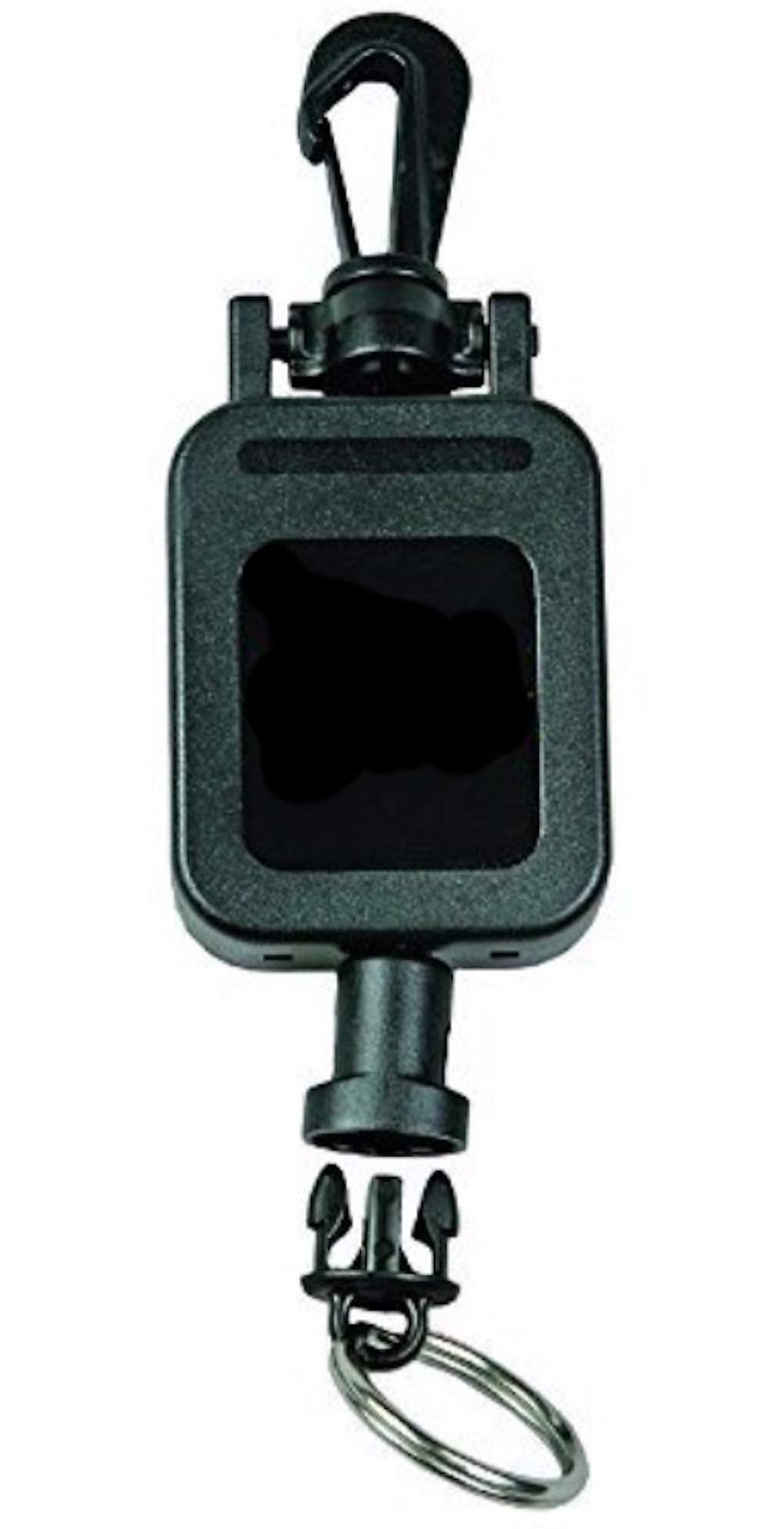 F-Leash Heavy Duty 32" Retractable ID Badge/Key Holder Gear Reel with Custom Name Engraving. Strong and Durable. Protect Your Gear!