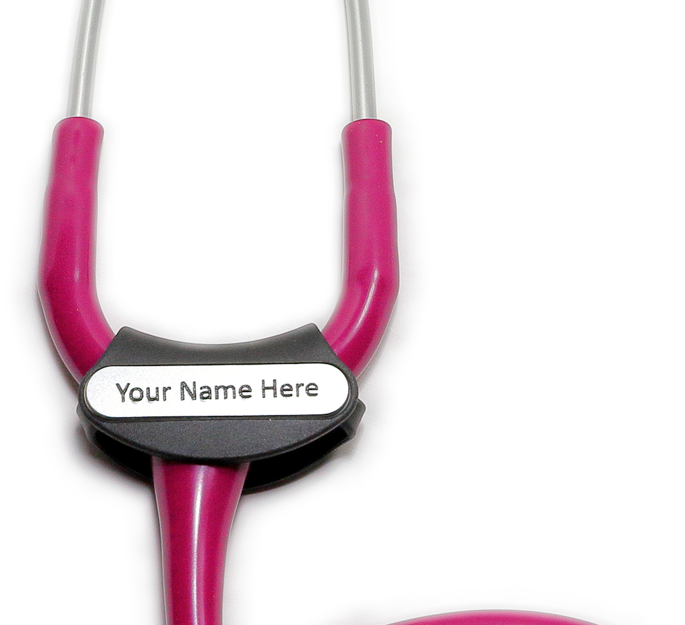 FazBrand: Stethoscope Name Tag/ ID Tag. Free Engraving+Free Shipping
